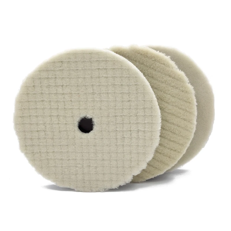 High Quality Professional Soft Wool Car Polishing Pad Automotive Buffing Pad For Scratch Removing