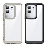 Vivo Y29 VivoY29 4G Case Shockproof Silicone TPU Bumper with Clear Hard Back Cover Matte Phone Case for Vivo Y29 VivoY29 4G 2025