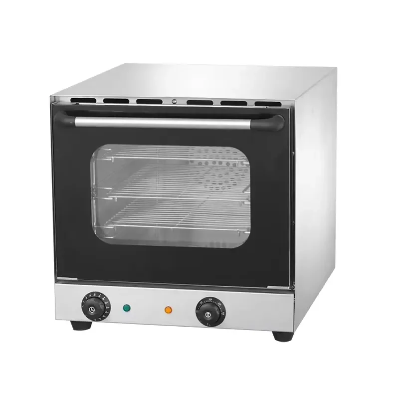 Electric Convection Oven Countertop Toaster Oven Baking Machine for Home Kitchen Small Appliance with Timer and Temperature