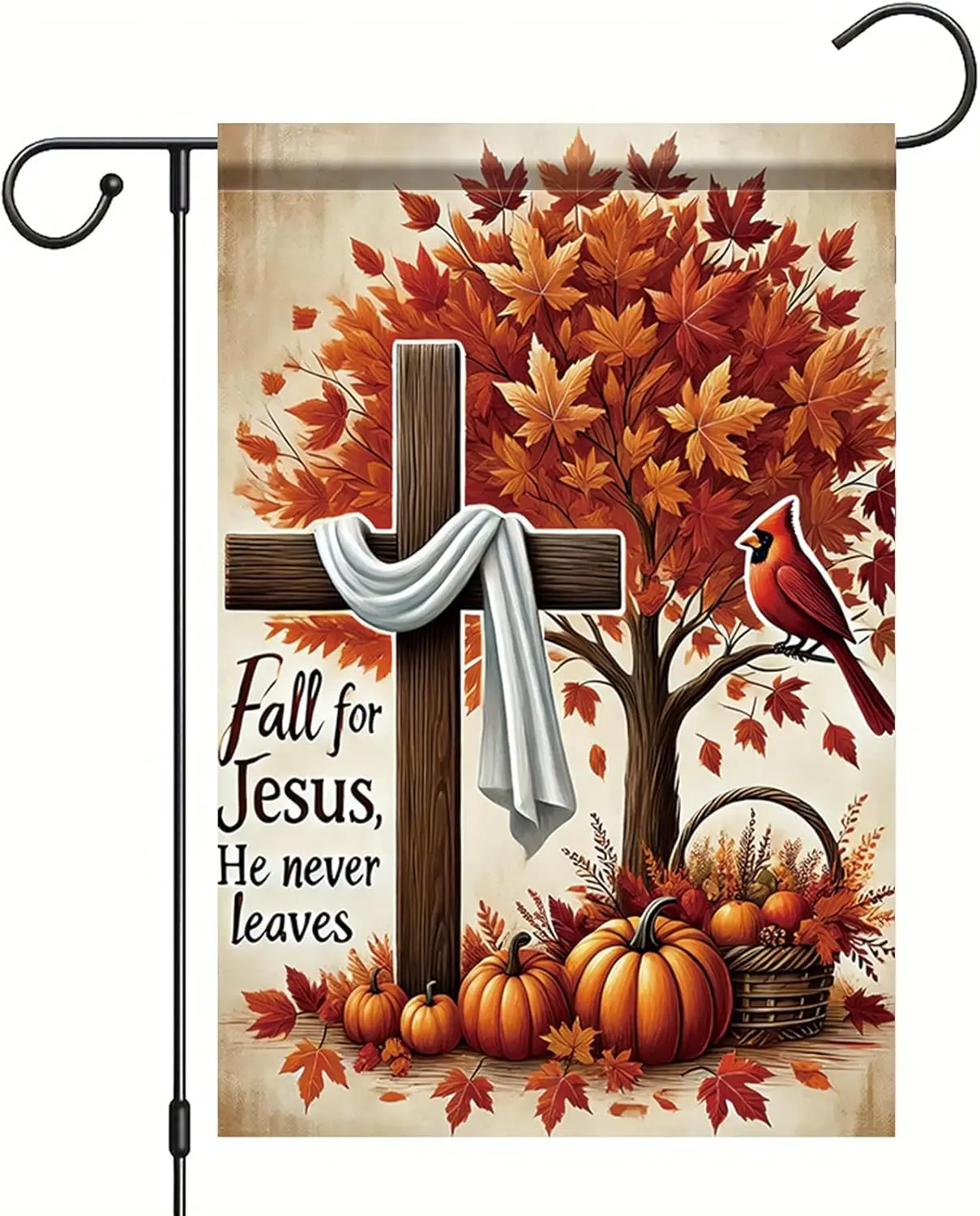 Fall Garden Flag Fa… - image