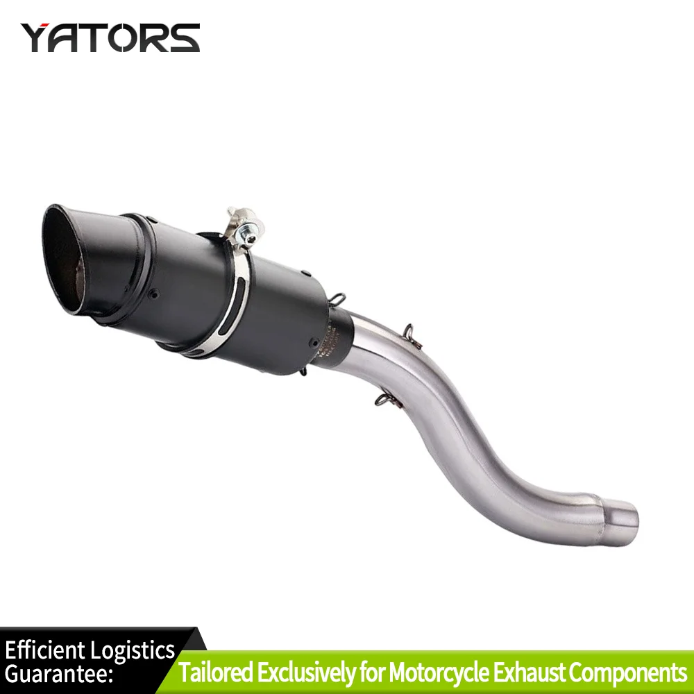 

Exhaust Systems Slip For Triumph Daytona 675R 2006-2012 Black Exhaust Tips Muffler Mid Link Pipe Exhausts Pipes