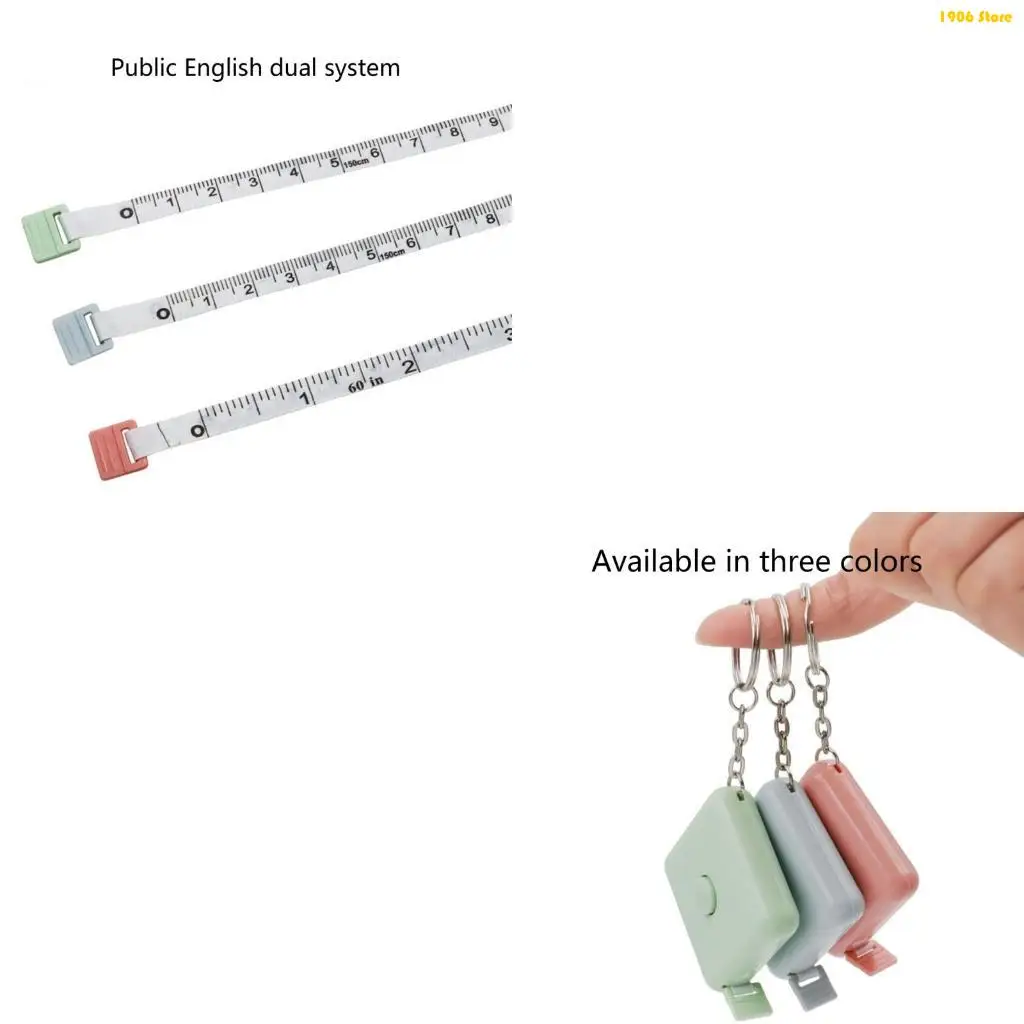 U1JB Soft Tape Measure BMI-Body Measuring Tape Cloth Ruler-Sewing Tailor Physician