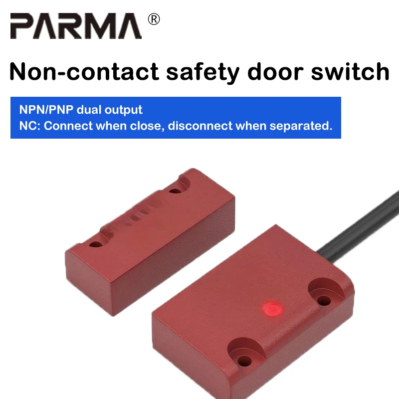 RFID Non-contact Magnetic Door Sensor 2 Output Channels Security Door Opening Closing Status Monitoring Magnetic Detector