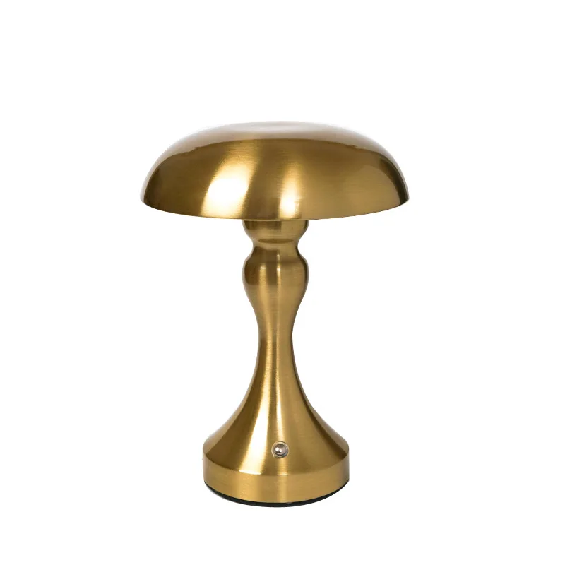 

Nordic wrought iron high foot new bar dining table desktop touch charging LED metal home bedroom light luxury desk lamp