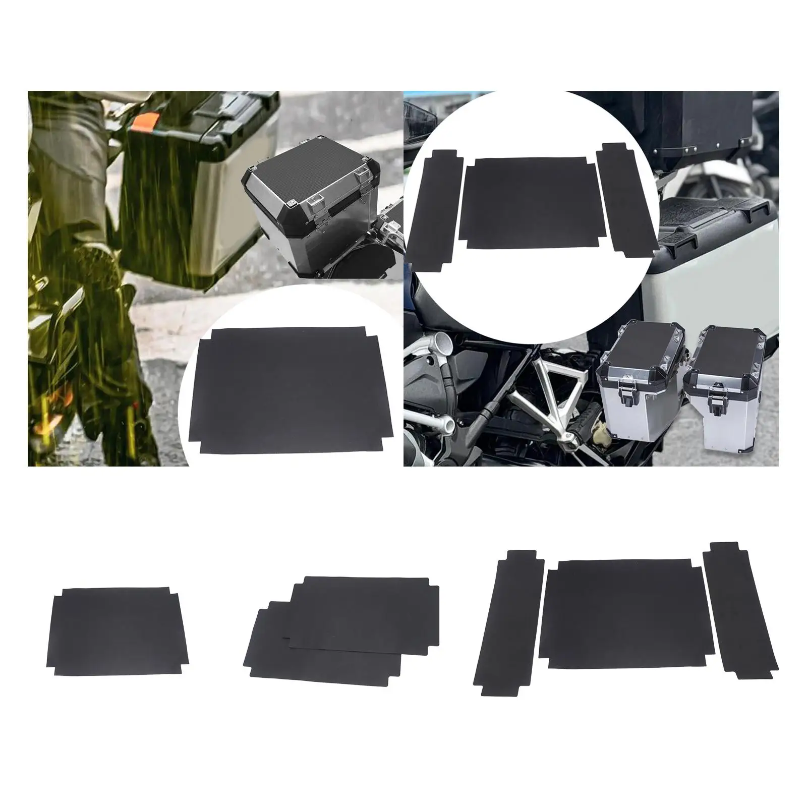 

Задняя коробка мотоцикла, чехлы для багажа, сменные чехлы из ПВХ, водонепроницаемость