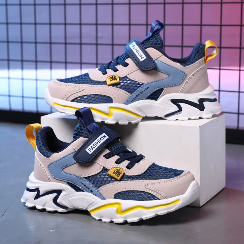 

Mens Sports Shoes Summer New Fashion Ultra Light Thick Soft Sole Breathable Outdoor Casual Sports Tennis Shoes for Boys Girls