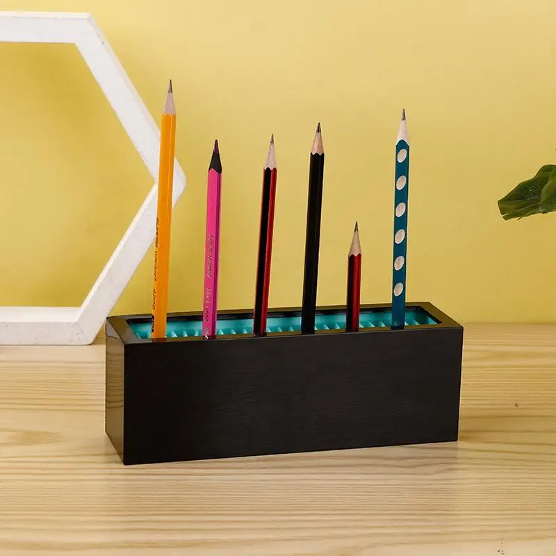 Makeup Brush Holder Organizer Silicone Ventilate Air Drying Rack Horizontal Box Full Size Eyeliner Paint Pen Upright Container