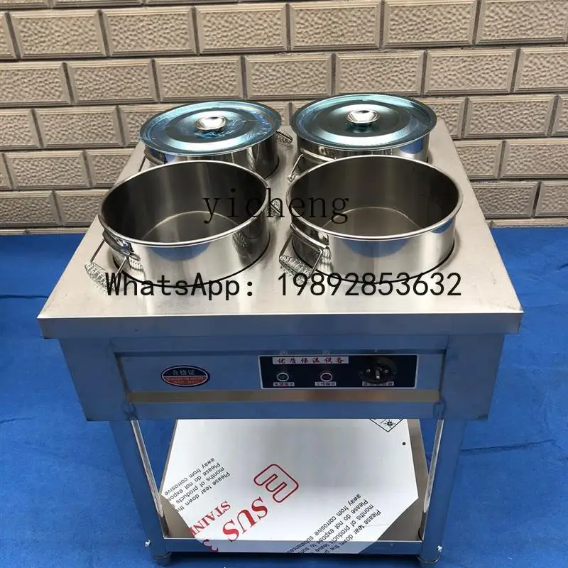 

H8 commercial stainless steel thermal insulation porridge truck electric soup porridge bucket mobile stall fast food truck