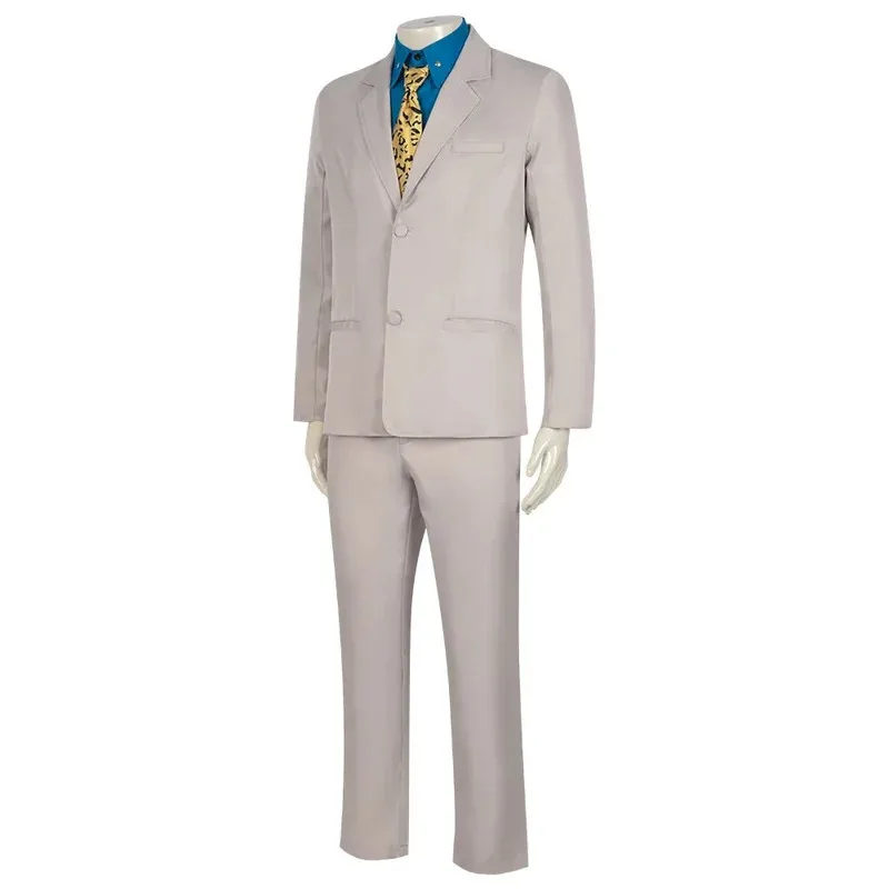 Anime Jujutsu Kaisen 나나미 켄토 코스프레 의상 남성용 정장 셔츠 바지 메이크업 볼 카니발 공연 의상 파티 세트