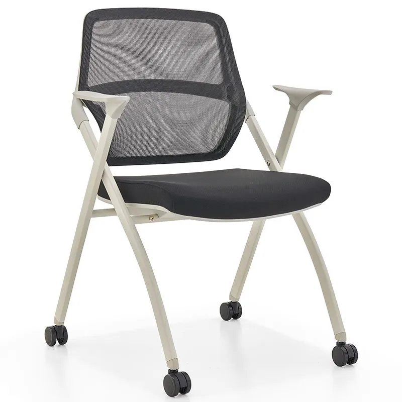 Chaise de formation pliante avec table, table et tabouret intégrés