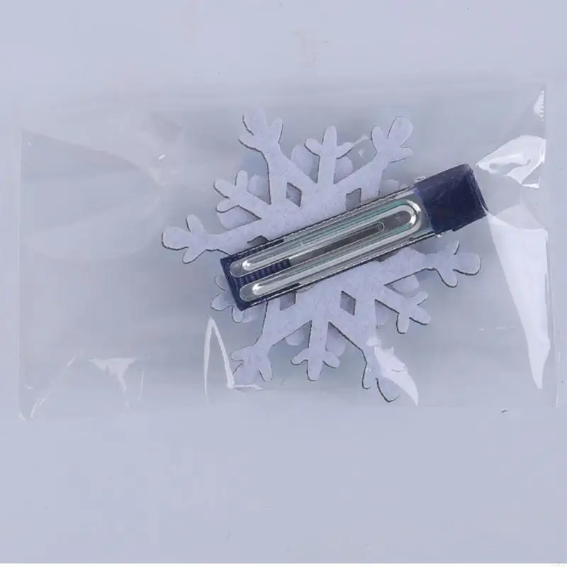 Zoete glitter haarspeldjes delicate kristallen haarclip voor vrouwen meisjes sneeuwvlok haarornament zoete haarspeld