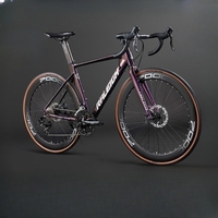 700C Racing Road Bike Aluminum Alloy 14/16 Speed Frame Gravel Bicycle Integrated Brake And Shift 18 Speed Hydraulic Disc Brake