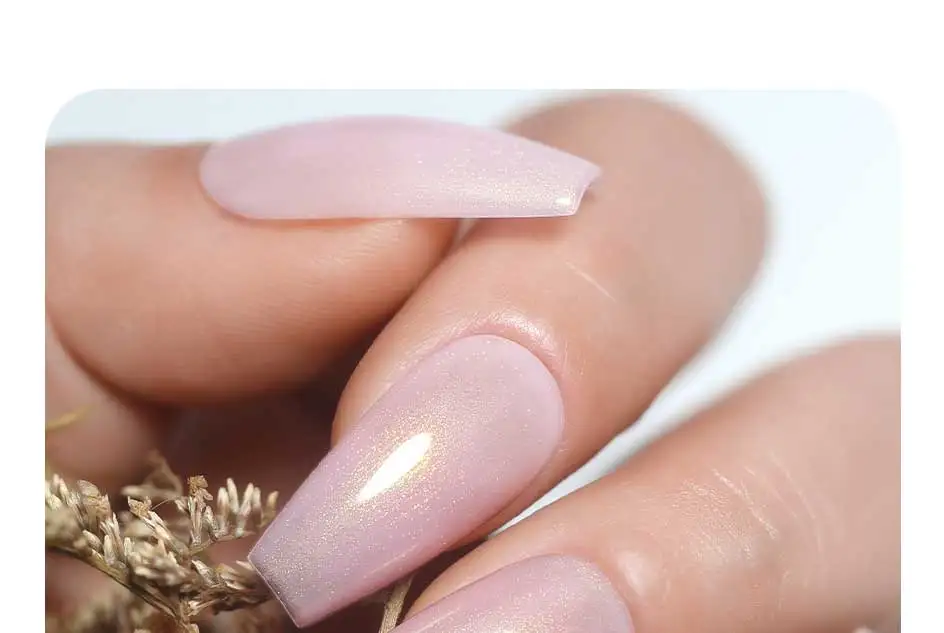 Clou Beaute Irisierender Perleffekt Glitzer-Farbgel Nagellack Auroras UV-Gel Lack Semi-Permanente Maniküre Fadenschale – Detail 12