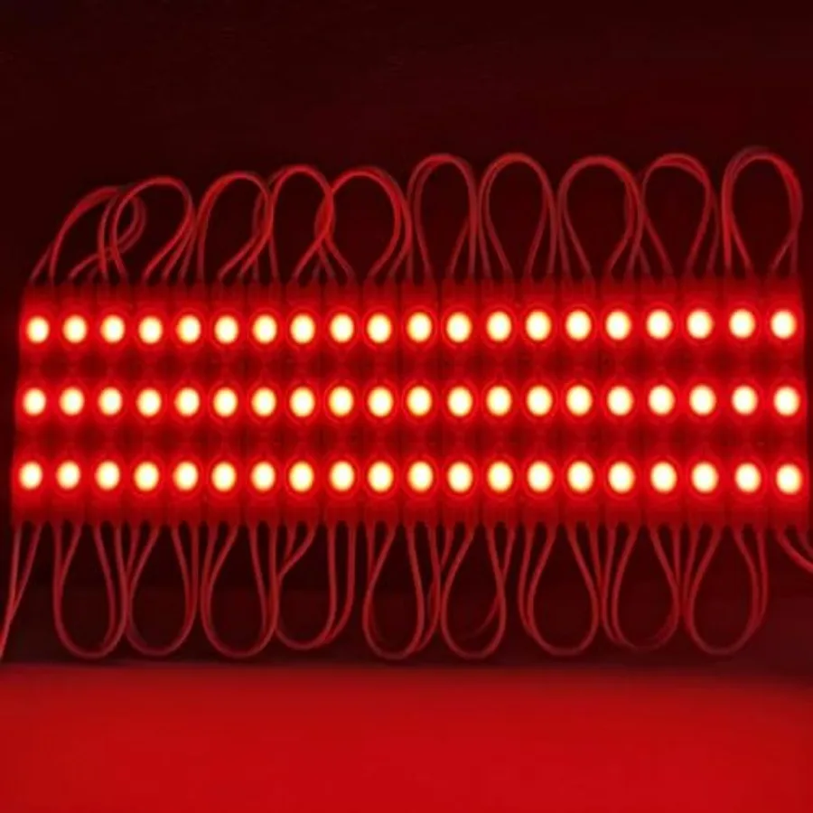 LED Module, 100PCS Light for Signs, 12V DC 5630 SMD 3 LED Window Light, Waterproof for Letter Advertising Sign Decor,Power Supp