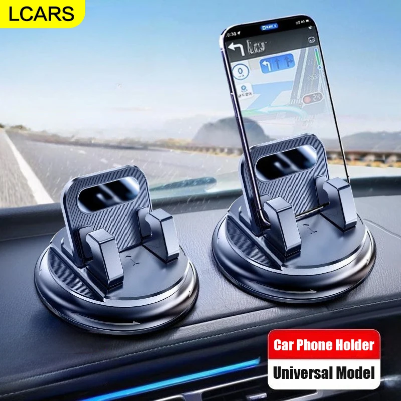 

Universal Car Dashboard Phone Holder Adjustable Rotatable Mount Navigation Stand Auto Bracket Interior Accessory