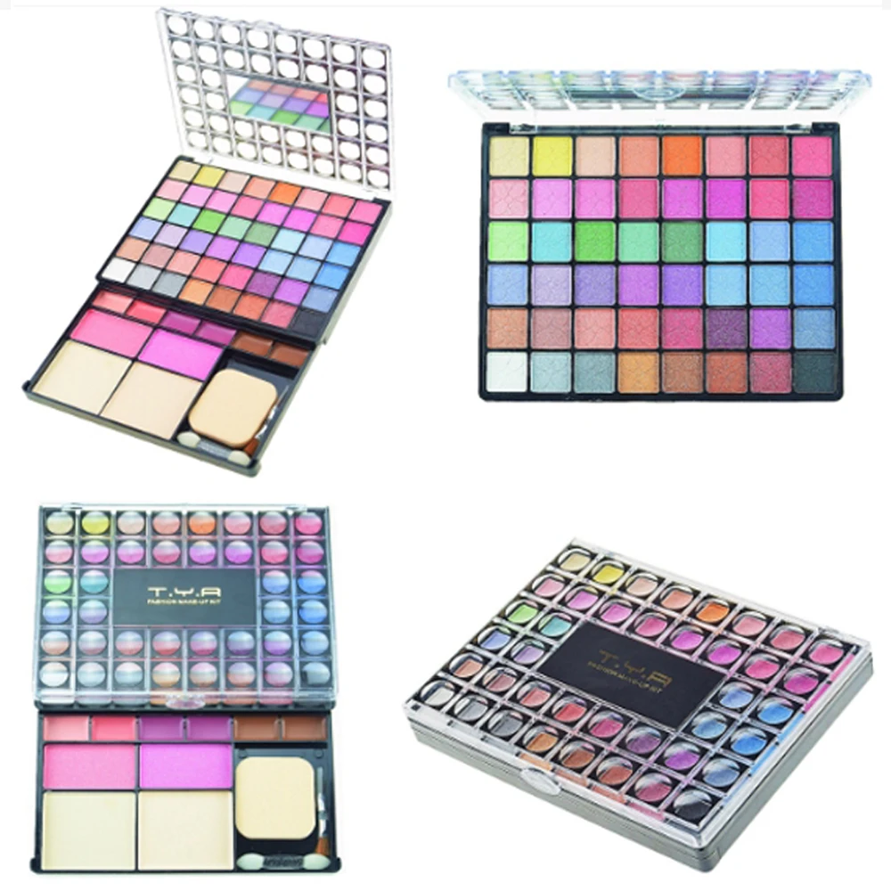 

Pro Women Gift All In One Makeup Kit Full Set Eyeshadow Palette Lip Gloss Blush Stick Concealer Brush Mirror Foundation Cosmetic