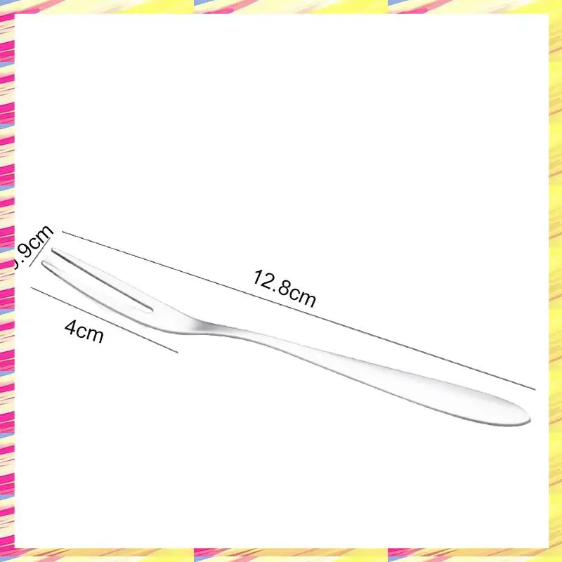 ABJJ 12 Pcs Dessert Forks,5.1 Inchstainless Steel Mini Salad Fruit Fork Tasting Forks Cocktail Fork
