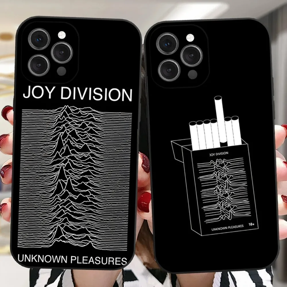 J-Joy  Division Band Phone Case For iPhone 16,15,14,13,12,11 Plus,Pro,Max,XR,XS,X,7,8 Plus,SE,Mini Silicone Soft