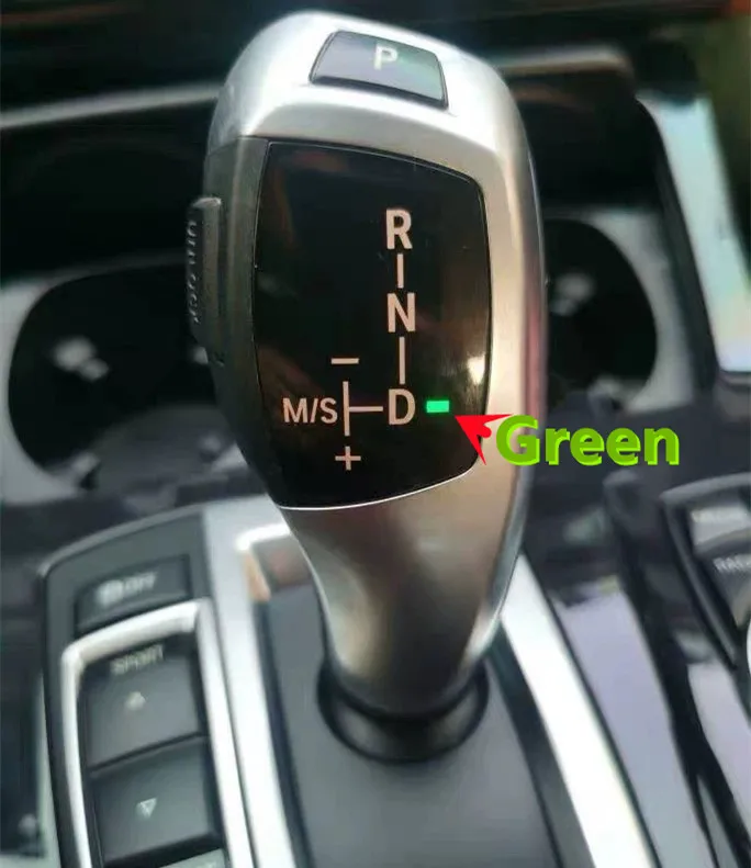 10pcs/lot For BMW gear lever LED green light gear position p key light green lever LED lamp gear position switch