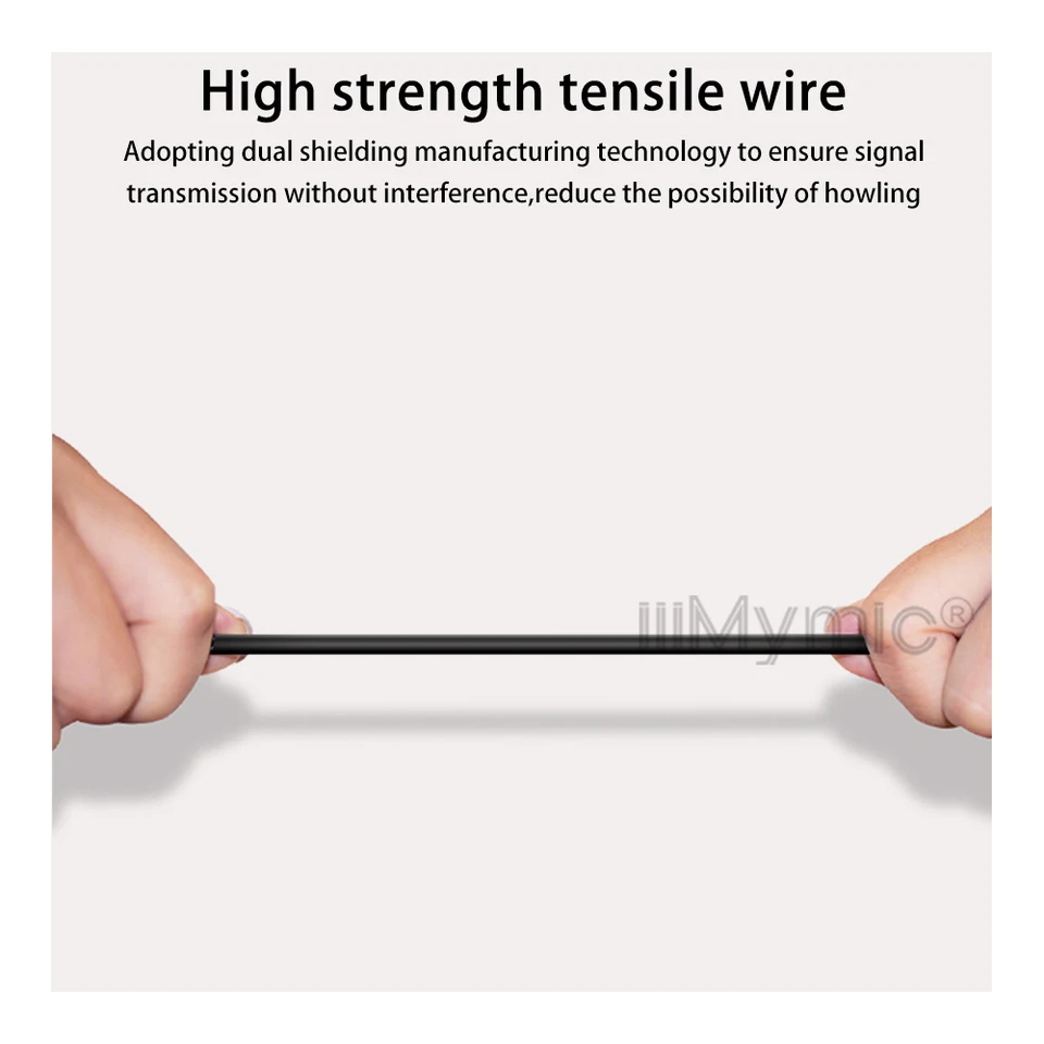 Micrófono de solapa omnidireccional IiiMymic para transmisor inalámbrico Shure, XLR de 4 pines TA4F, para salas de reuniones, video 5
