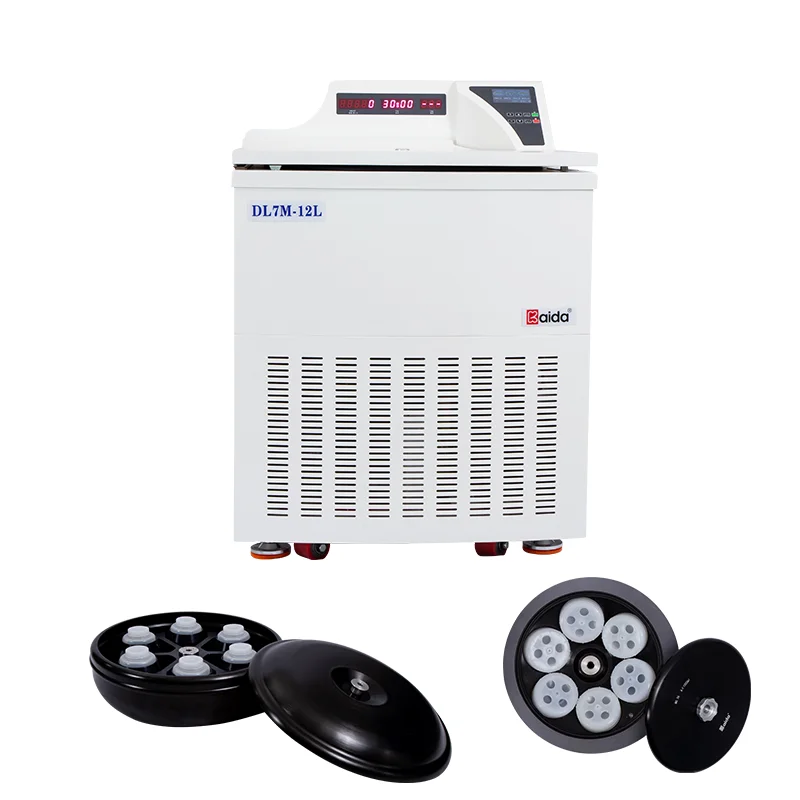 Centrífuga de alta capacidade de baixa velocidade e piso DL7M