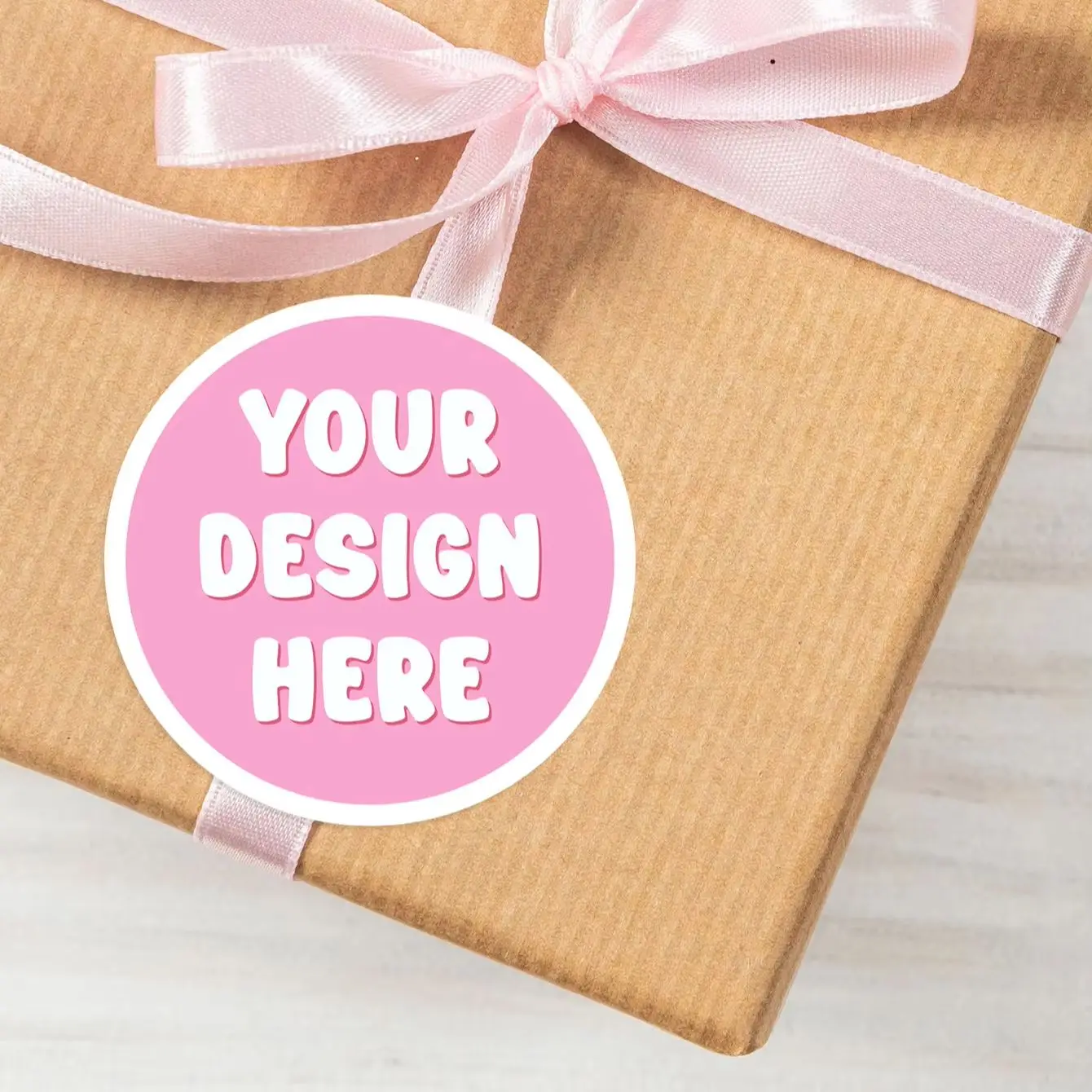 1‑100PCS Round Custom Stickers,Personalized Labels for Family,Family Present Seals,Keepsake Card Accents&Festive Package Decor