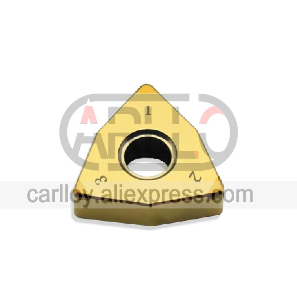 Original WNGA080408-3N MHN20C WNGA432-3N WNGA08 CBN Tips CNC Lathe Tool Blade Turning Insert