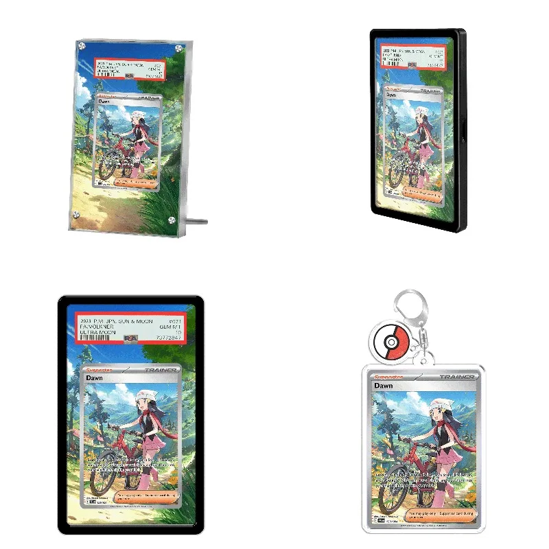 

Акриловый защитный чехол-брелок для карт Pokemon PTCG: коллекция «Рассвет» (аниме-игра), подарок для самостоятельного изготовления, игрушка