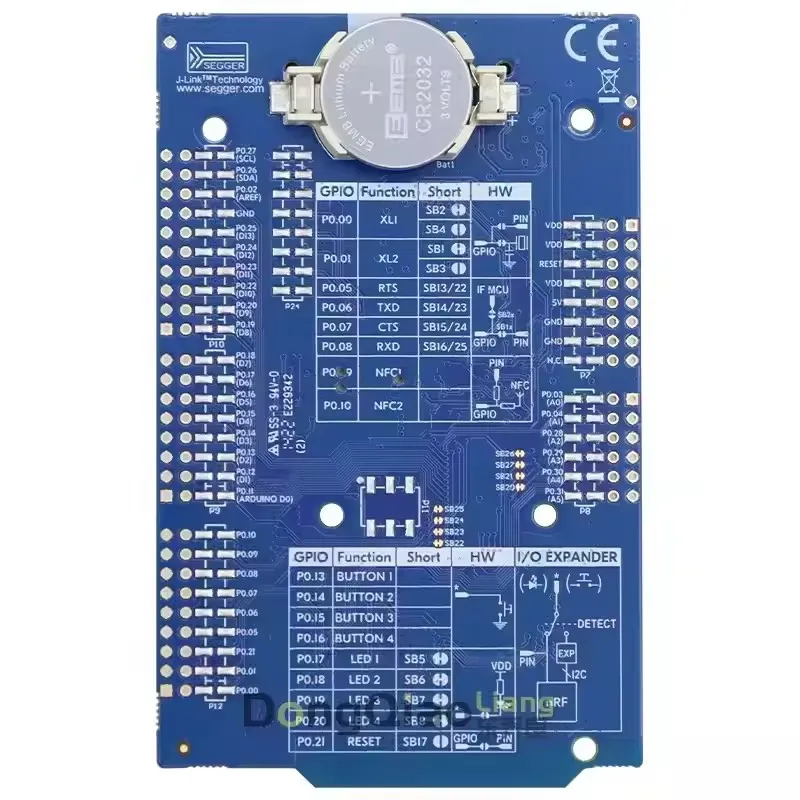 nRF52-DK nRF52805/810/832 SoC بلوتوث منخفضة الطاقة NFC ANT 2.4 جيجا هرتز مجلس التنمية
