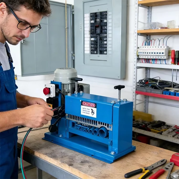 Automatic Wire Stripping Solution Cable Cutting Machine 30m/min Stripping Speed Custom 110V/220V Voltage Support