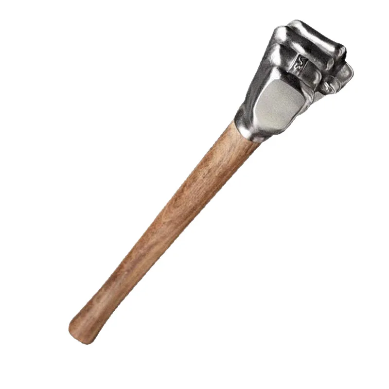 

Fist Hammer Multifunctional with Wooden Handle Sledge Hammer for Outdoor Camping
