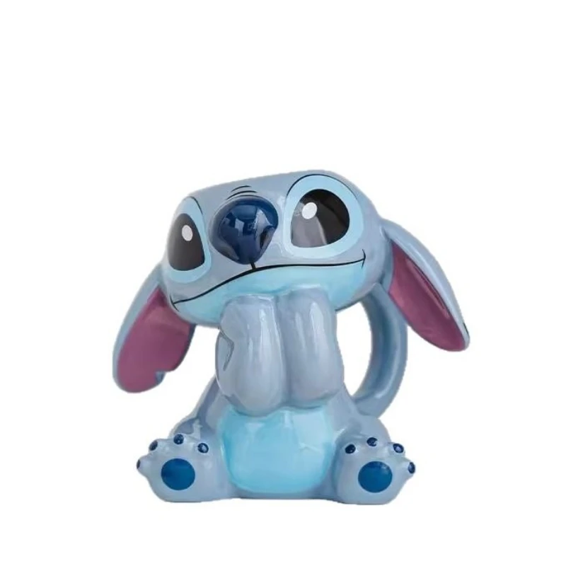 

Miniso Interstellar Baby Disney Stitch 350ml Ceramic Mug 3D Stereoscopic Water Cup Milk Coffee Cup Office Gifts