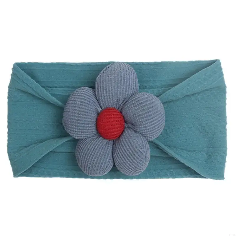 

F3KC Elastic Hair Band Baby Flower Headband for Newborn Toddler Infant Hair Accessories Floral Head Band Baby Hearwear