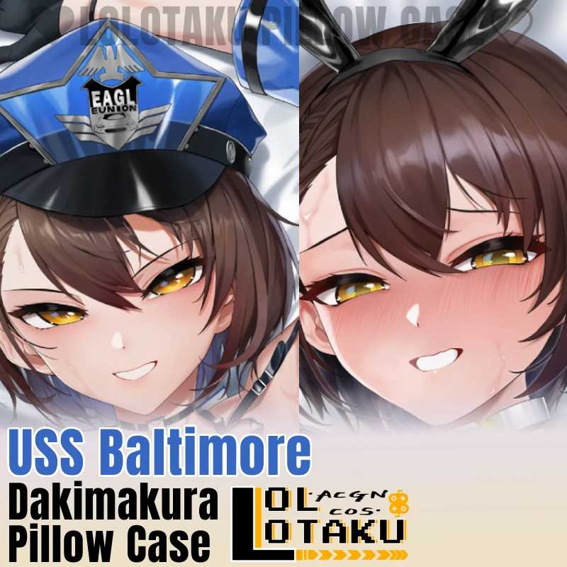 

USS Baltimore Dakimakura Azur Lane наволочка обнимающая все тело сексуальная наволочка наволочка домашнее постельное белье Декор отаку подарок