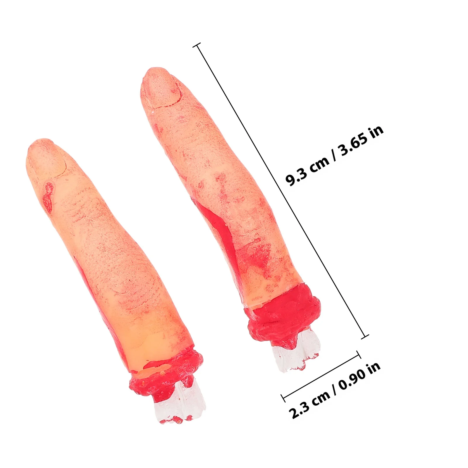 Accessoires de doigt de sang coupé, 10 pièces, Simulation de faux doigt d'halloween pour décoration de maison hantée, farces de fête effrayantes, nouveauté Gag