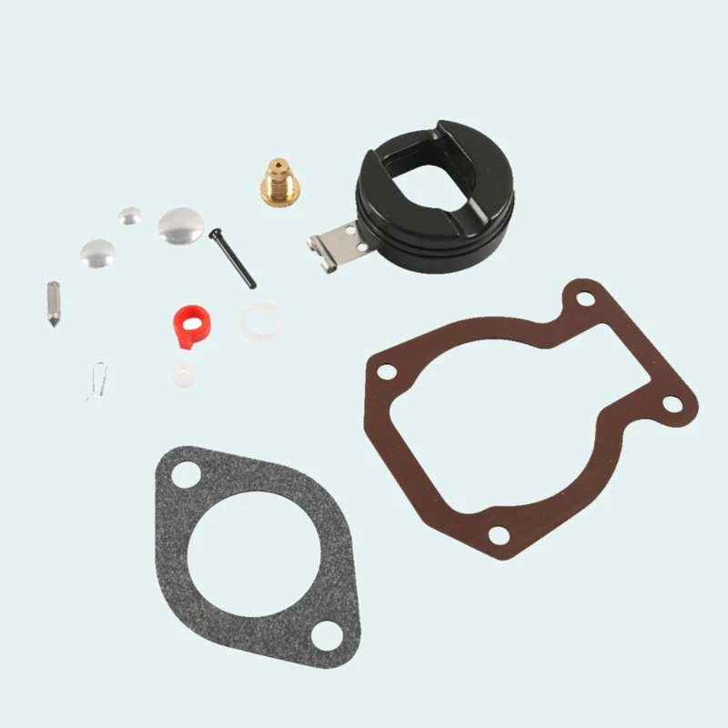 094D Carburetor Carb Repair Rebuild with Float Compatible For 9.9 15 1974-1988 398453 398452 Motor Durable