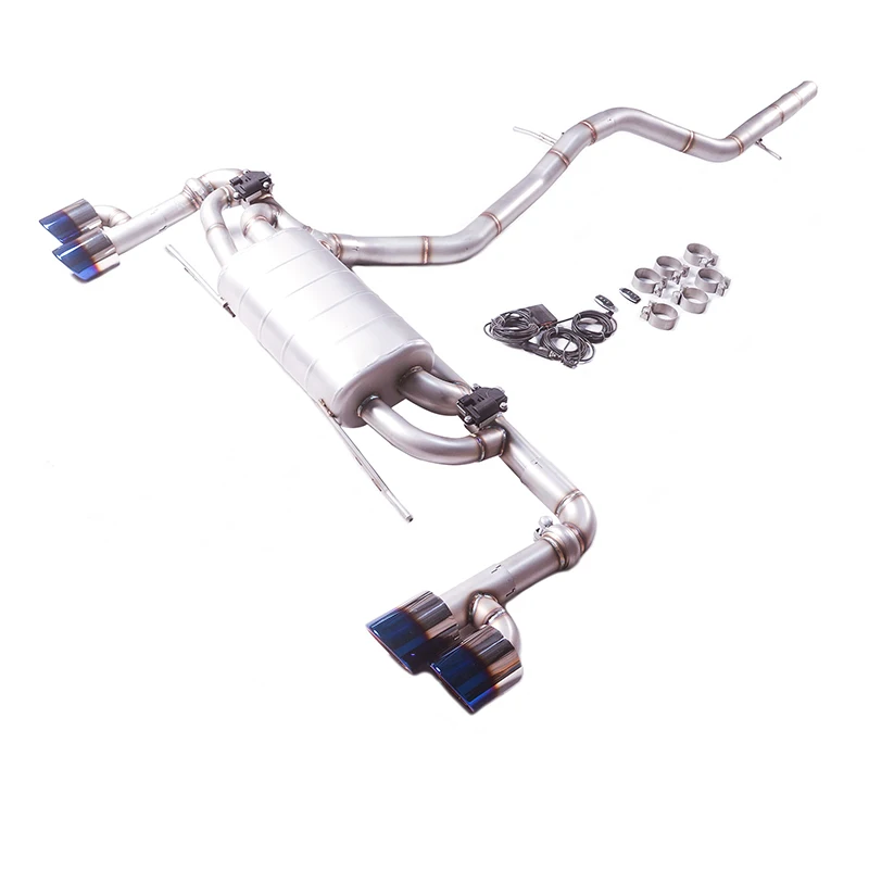 

K [Продукт на заказ] Для 18 лет Audi Q7 2.0T модифицированная выхлопная система из нержавеющей стали 304 с глушителем клапана