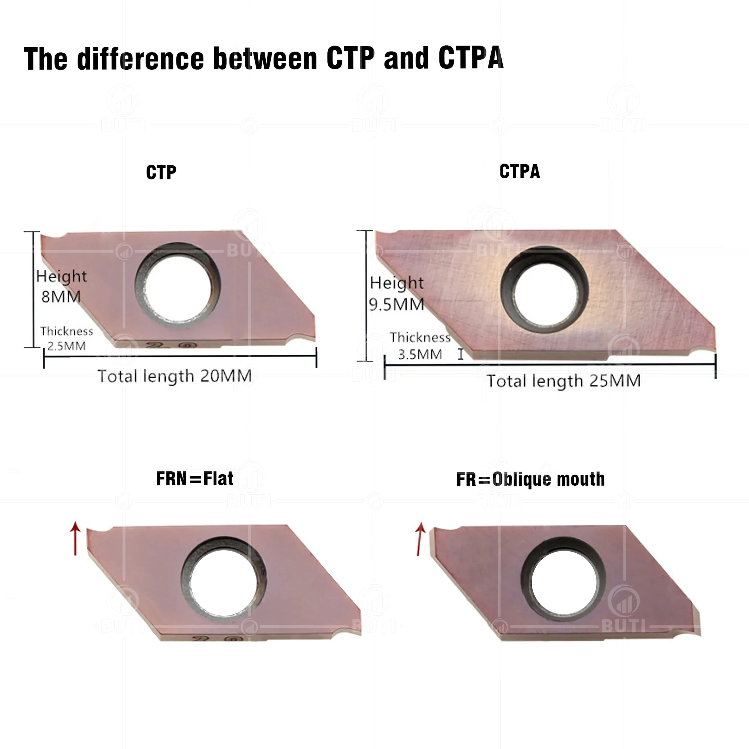 DESKAR 100% Original CTP07FR CTP07FRN CTP10FR 10FRN 15FR 15FRN 20FR 20FRN LF6018 CNC Lathe Turning Tools Carbide Inserts Cutter