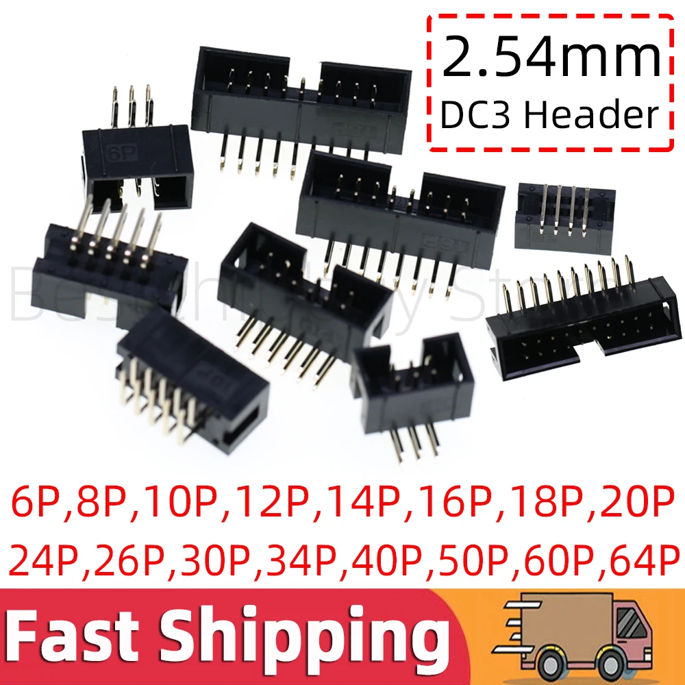 5Pcs 2.54Mm Pitch R…