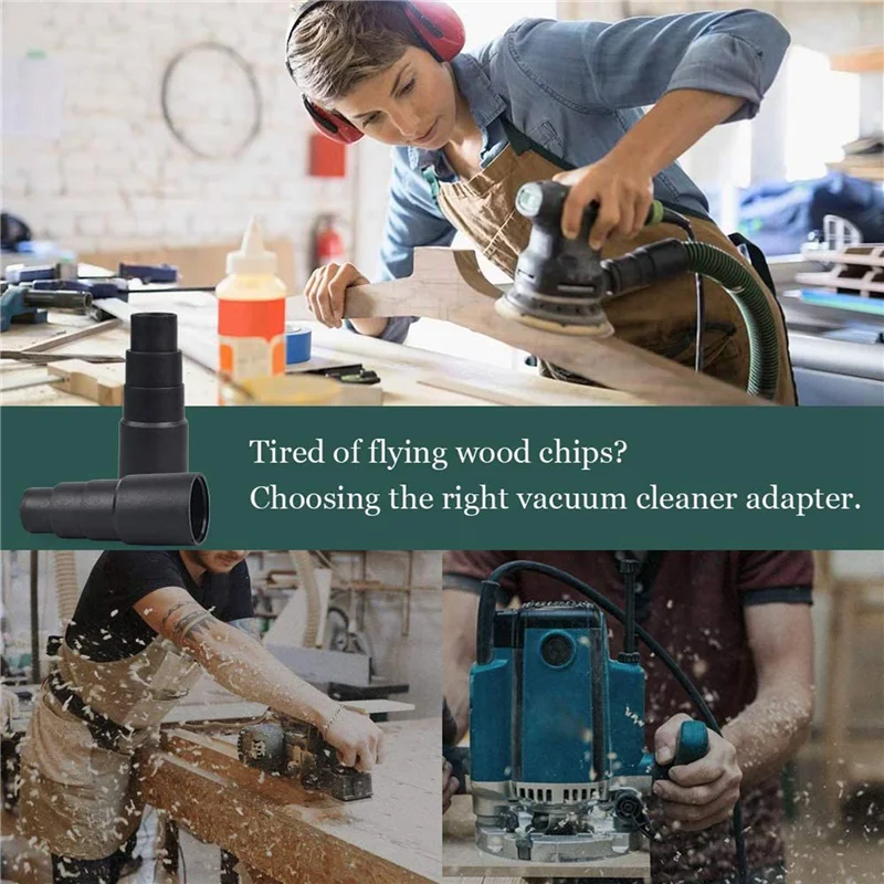 

B64B-Универсальный адаптер для электроинструмента для пылесоса, 16 шт. адаптер для вакуумного шланга, редукторный шланг для пылесоса для удаления пыли