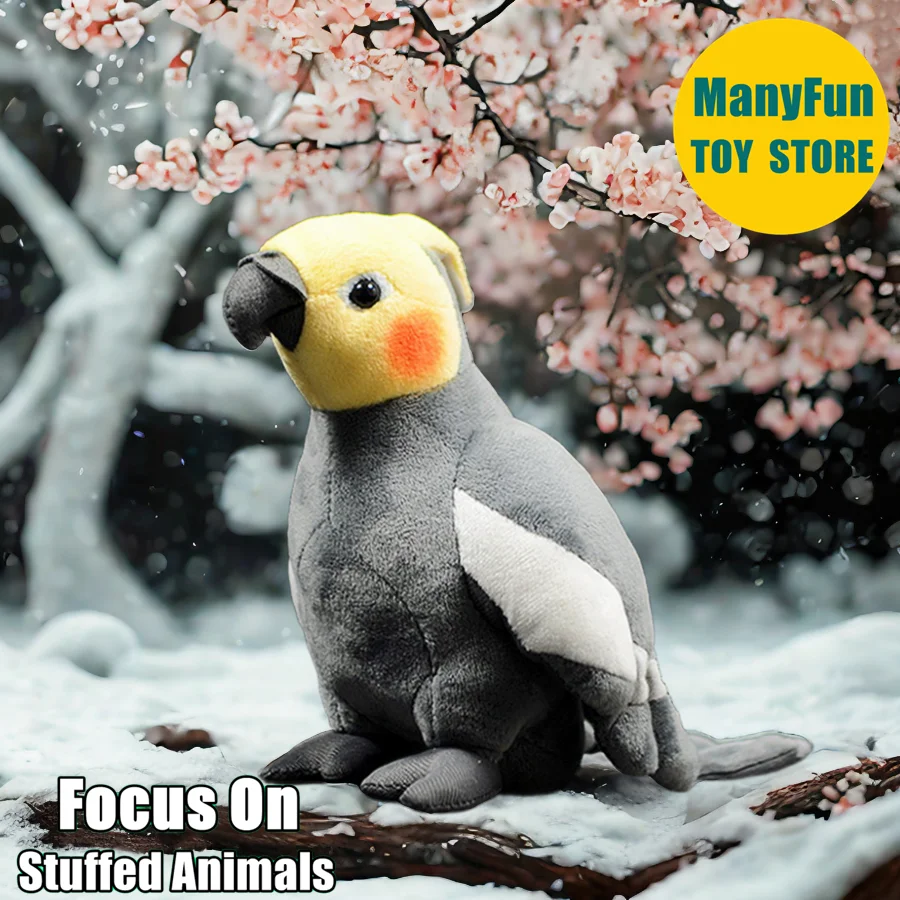 

Плюшевая игрушка «Серый корелла» — реалистичный попугай Тимель, мягкая игрушка, реалистичный плюшевый попугай, кукла-симулятор птицы для коллекционеров