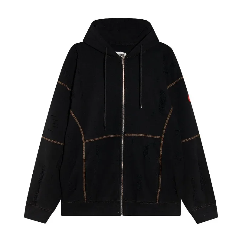 

23SS Hip Hop High Quality 1:1 CAVEMPT Black Hoodie Men Woman Hooded CAV EMPT Pullover