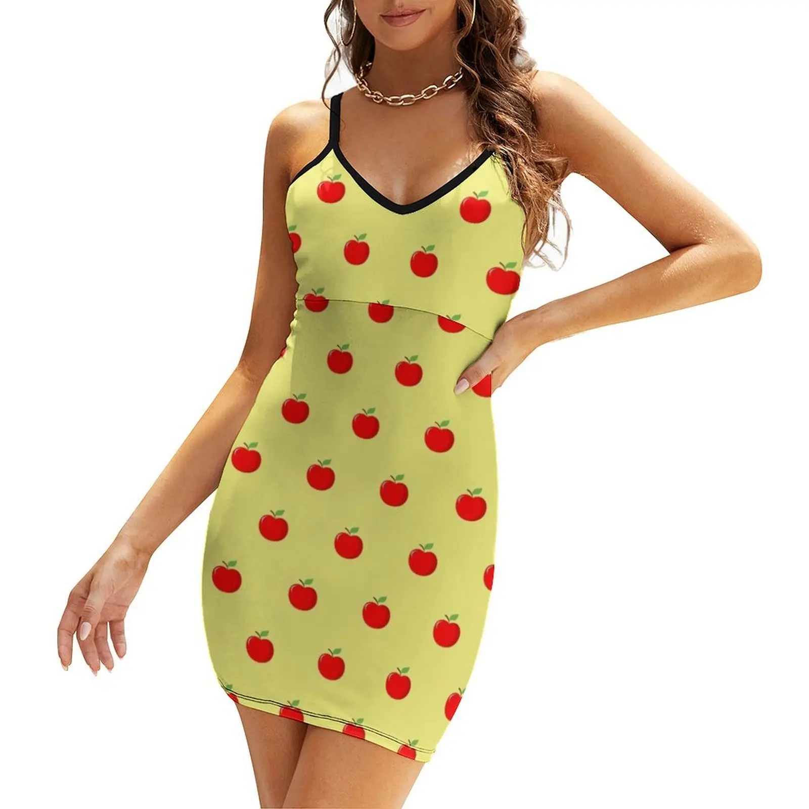 

Pattern of Fantastic Mr. Fox Sling Dress women's dresses luxury Women's summer dresses Dress woman luxury dress