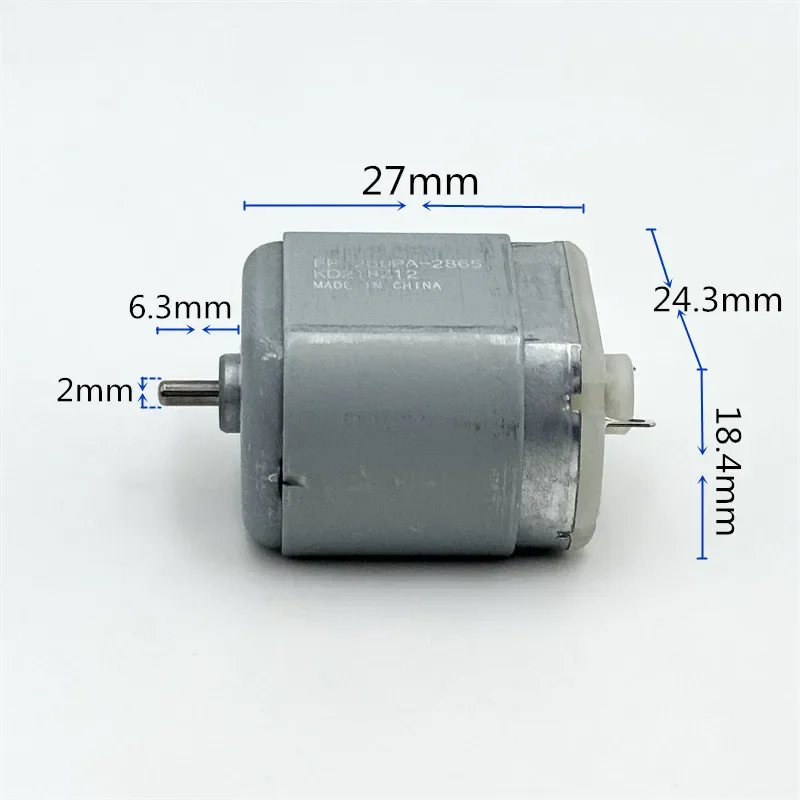 Mabuchi FF-260PA-2865 Micro 260 плоский двигатель постоянного тока 2,4 В 3,6 В 4,2 В 11600 об/мин мини 24 мм металлический щеточный двигатель DIY электробритва бритва игрушка