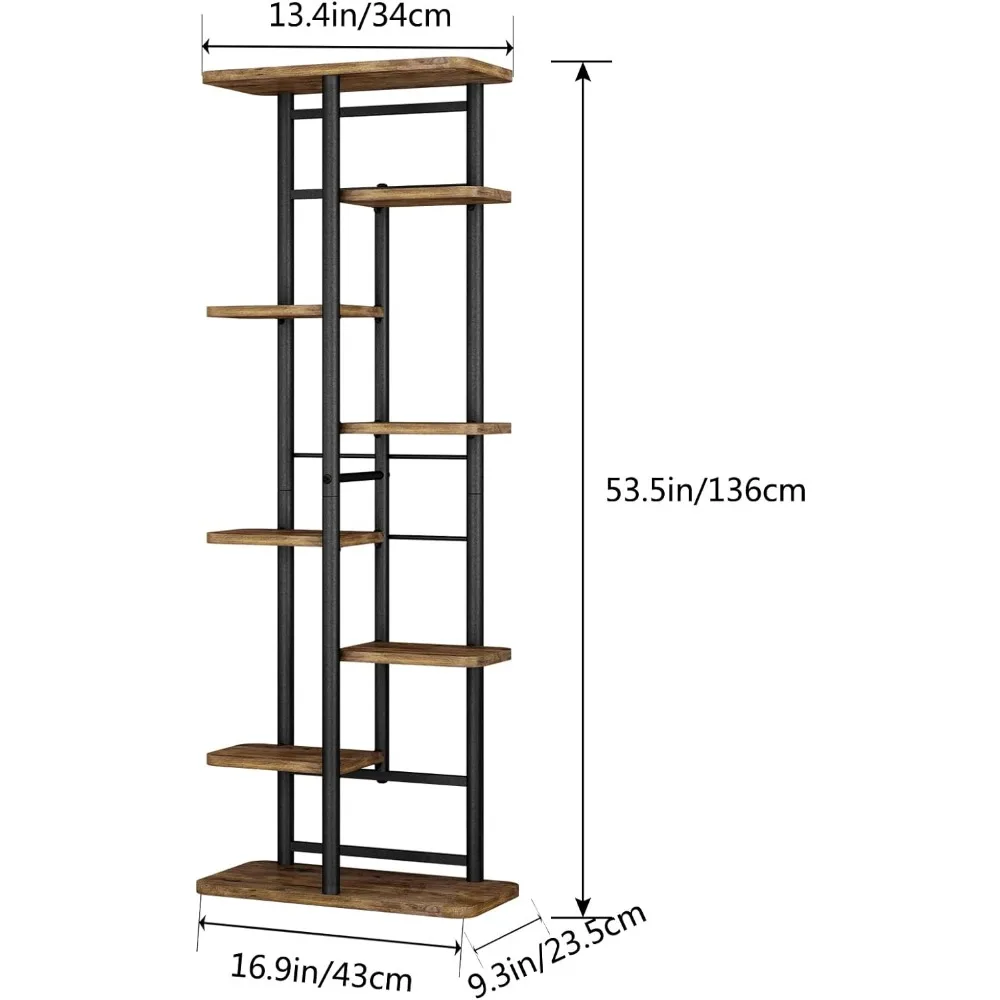 Soporte para macetas de 8 niveles y 9 niveles, estante para macetas múltiples, organizador de almacenamiento para interior y exterior, Patio y