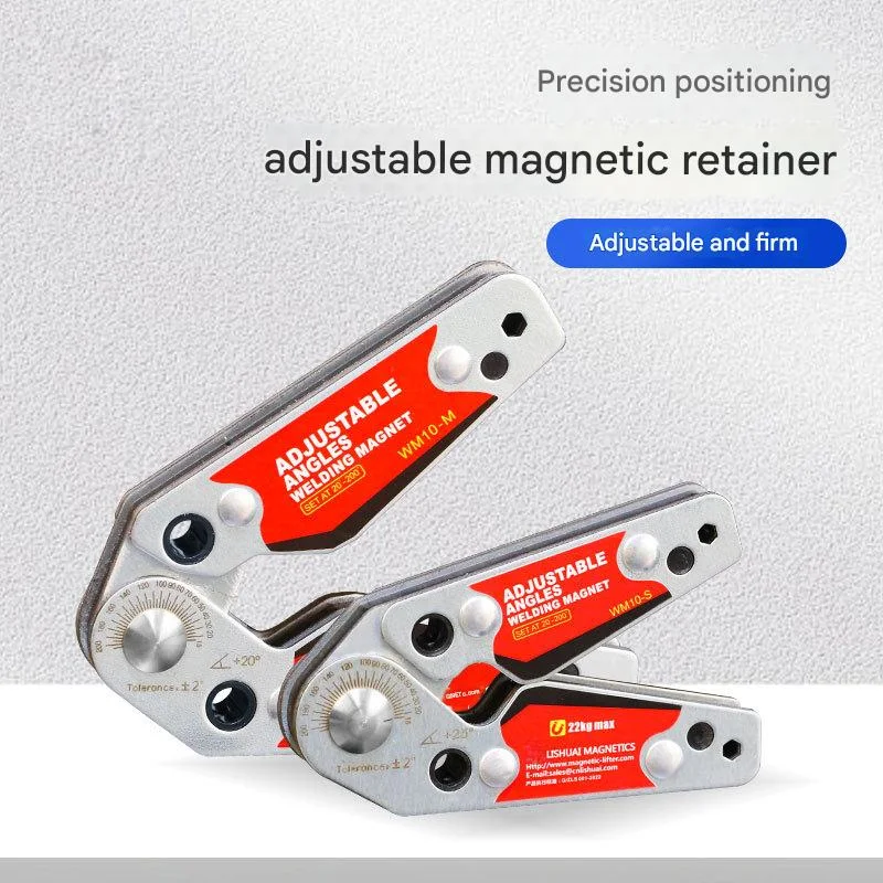 Pozycjoner spawalniczy z regulowanymi kątami, podwójny przełącznik, magnes spawalniczy włącz/wyłącz, zacisk magnetyczny WM7-S/WM7-M/WM10-S/WM10-M, akcesorium