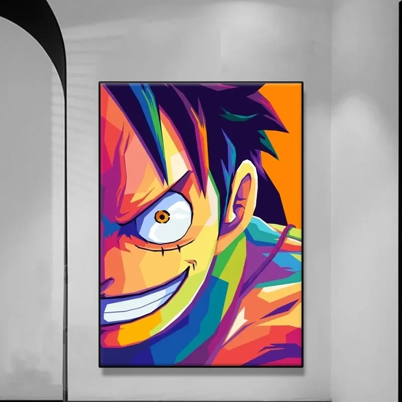 Kunstwerk Poster ONE PIECE Malerei Dekoration Geschenk Cartoon Charakter Zoro Dekoration Leinwand hängen Kinderzimmer Dekoration