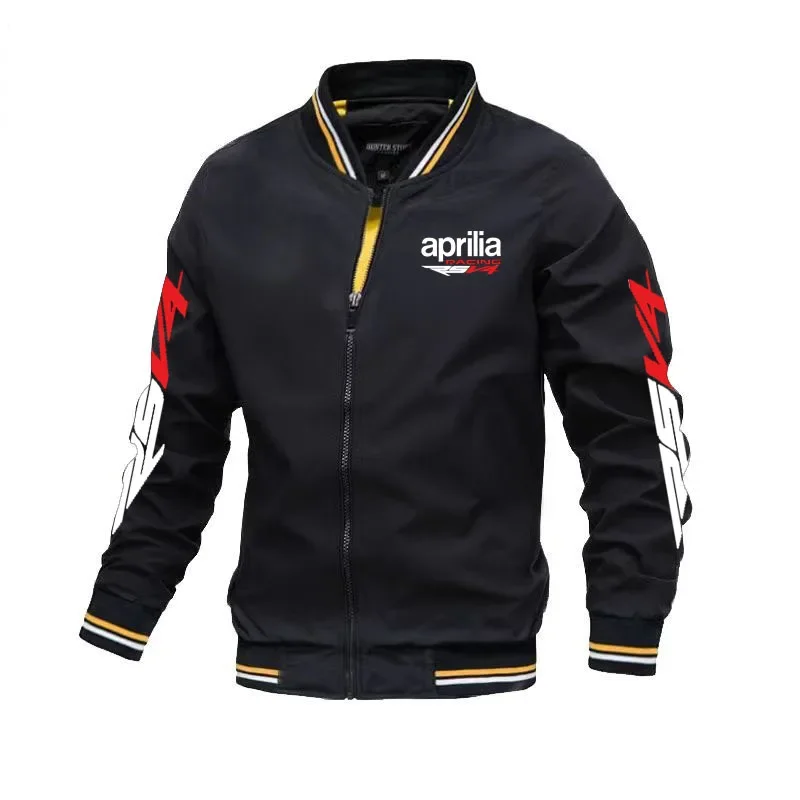 Chaqueta con estampado de Apulian racing RSV4 para hombre, ropa de motocicleta de Hip Hop, ropa de carreras, chaqueta cómoda de alta gama, nueva