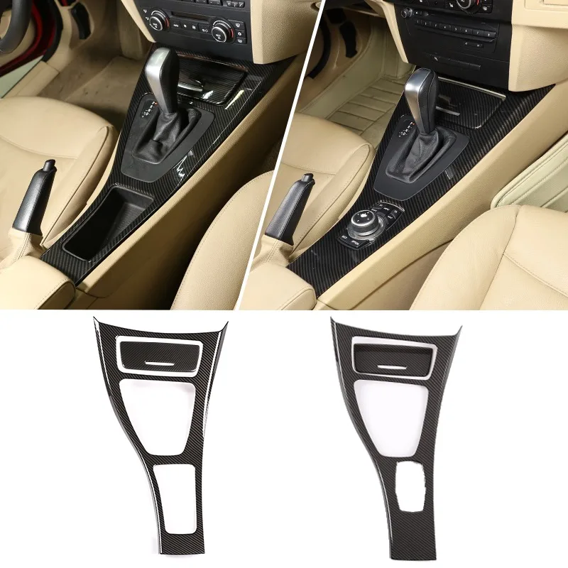 

ABS Carbon Fiber Car Center Console Gear Shift Panel Frame Cover Trim For BMW 3 Series E90 E92 E93 2005-2012 LHD Car Accessories
