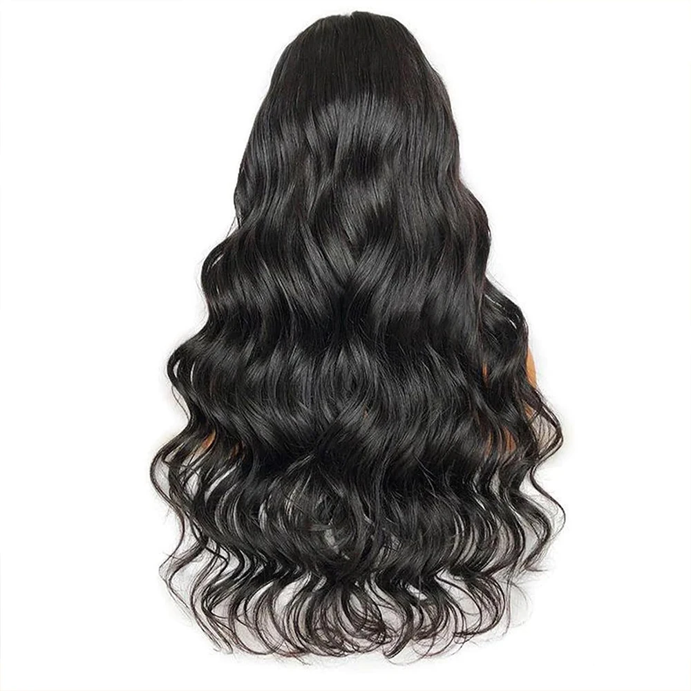 HD Transparent Straight Lace Front Wigs Human Hair Pre Plucked 13x4 Glueless Body Wave Lace Frontal Wigs For Woman image 2